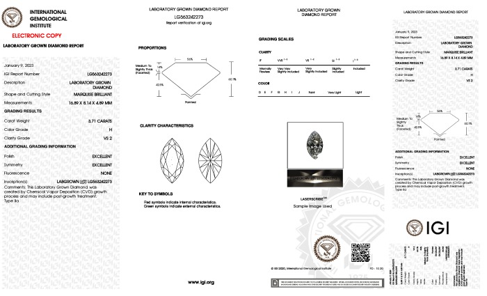IGI diamond lab report #563242273