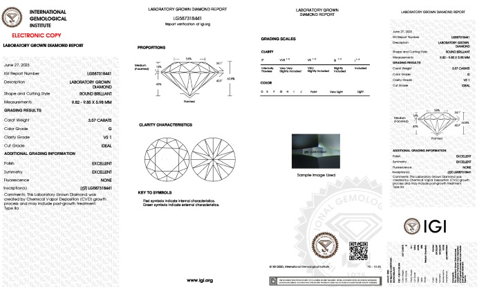 IGI diamond lab report #587318441